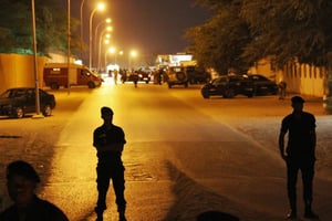 La police mauritanienne à Nouakchott. © AFP