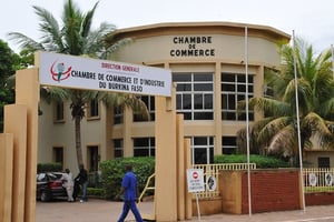 Chambre de commerce et d’industrie du Burkina Faso, l »un des membres de la CPCCAF. © Photo de Renaud Van Der Meeren pour les Éditions du Jaguar.