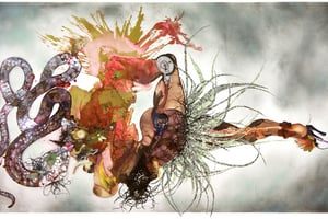 Non, je ne regrette rien (2007), de la Kényane Wangechi Mutu. © DR