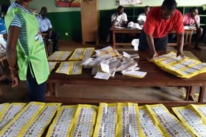 Le premier tour de l’élection présidentielle en Centrafrique s’est déroulé le 30 décembre 2015 © AFP