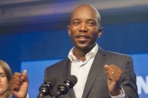 Le leader de DA, Mmusi Maimane. © Michael Sheehan/AP/SIPA