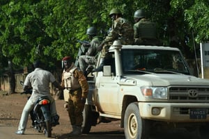 Des soldats burkinabè à Ouagadougou, le 22 septembre 2015. © Sia Kambou/AFP