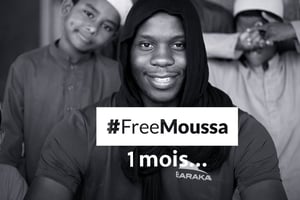 Moussa est détenu depuis le 22 décembre au Bangladesh. © Facebook/Barakacity