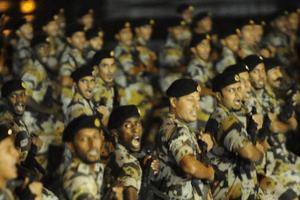 Membres des forces spéciales saoudiennes © AFP
