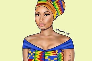Nicki Minaj revue par DЭNSAH. © Copie d’écran Instagram