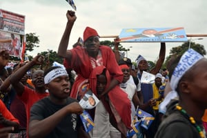 Une manifestation d’opposants au président Joseph Kabila à Kinshasa, le 25 septembre 2015. (photo d’illustration) © John Bompengo/AP/SIPA
