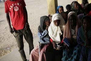Des réfugiés du camp de Zafaye , au Tchad. Photo d’illustration. © Jerome Delay/AP/SIPA