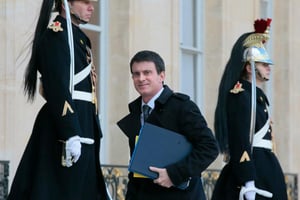 Manuel Valls, le Premier ministre français, le 15 février 2016 à l’Élysée. © Jacques Demarthon/AFP