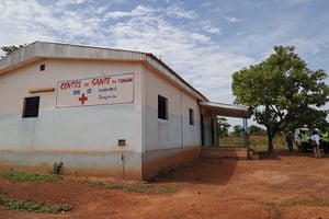 Vue du centre de santé de Tongon en Côte d’Ivoire le 22 avril 2013. © Olivier pour Jeune Afrique