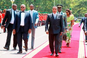 Denis Sassou Nguesso, le président du Congo-Brazzaville. © Baudouin Mouanda/J.A.