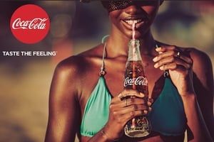 Un visuel de la nouvelle campagne marketing du groupe américain. © Coca-Cola