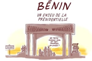 La présidentielle au Bénin vue par KAM. © KAM / J.A.