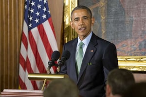 Barack Obama. © Pablo Martinez Monsivais/AP/SIPA