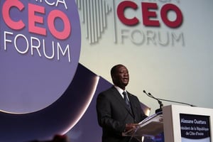 Ouverture du CEO Forum à Abidjan, le 21 mars 2016. © Africa CEO Forum