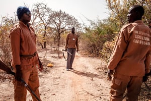 À Sapouy, petite commune située à 100 km au sud de Ouagadougou, « trente gros voleurs » ont été punis par les Koglweogo en six mois. © THÉO RENAUT POUR J.A.