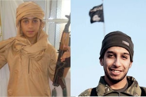 Younes Abaaoud (à gauche) et Abdelhamid Abaaoud (à droite), son frère aîné soupçonné d’avoir commandité les attentats du 13 novembre à Paris. © DR
