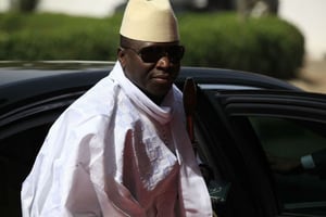 Le président gambien Yahya Jammeh © Sunday Alamba/AP/SIPA