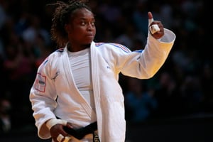 La judoka Gévrise Emane à Paris, le 7 février 2016. © Jacques Demarthon/AFP