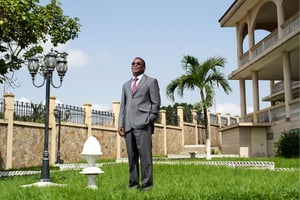 Pascal Affi N’Guessan affirme ne pas s’entendre avec le président Ouattara. © CORENTIN FOHLEN POUR J.A.
