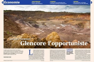 Le géant suisse Glencore est aux mines et au négoce ce que Goldman Sachs est à la finance. © Jeune Afrique