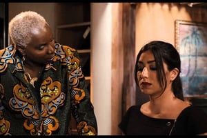 Photo extraite du film « The CEO », en avant-première à la Nollywood Week. A gauche, Angélique Kidjo. © Nollywood Week Paris Film Festival