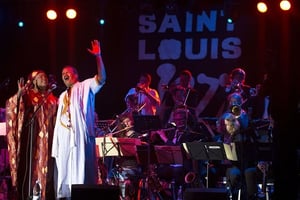 Le festival de Jazz à Saint-Louis, au Sénégal, en 2013. © Rebecca Blackwell/AP/SIPA