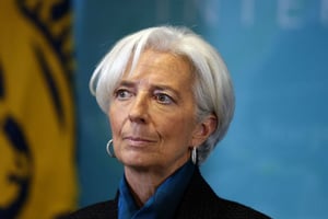 Christine Lagarde, la directrice générale du FMI. © Alex Brandon/AP/SIPA