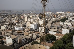 Vue de Dakar. © Sylvain Cherkaoui pour JA