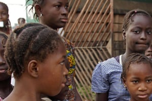 Des écoliers guinéens, à Conakry, en janvier 20165 © Youssouf Bah / AP / SIPA