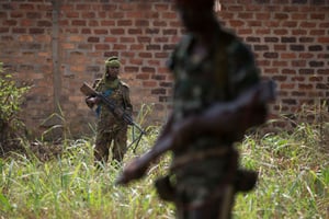 Rebelles membres de l’ex-Séléka, en Centrafrique © Rebecca Blackwell/AP/SIPA