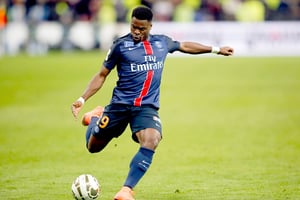 Le joueur du Paris Saint-Germain                                                             a été élu en mai meilleur arrière droit de France. © J.E.E/SIPA