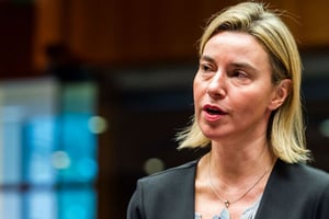 Federica Mogherini, patronne de la diplomatie européenne. © Geert Vanden Wijngaert/AP/SIPA