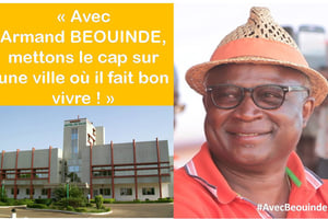 Armand Béouindé, alors candidat à la mairie de Ouagadougou. © Facebook/Armand Béouindé