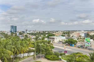 Vue de la ville de Lomé. © Jacques Torregano pour Jeune Afrique