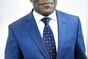 Pascal Affi N’Guessan Président du Front populaire ivoirien (FPI). © VINCENT FOURNIER/J.A.