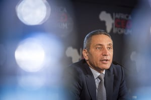 Moulay Hafid Elalamy a été nommé en 2013 au ministère du Commerce et de l’Industrie du Maroc. © Eric Larrayadieu/AFRICA CEO FORUM/Jeune Afrique