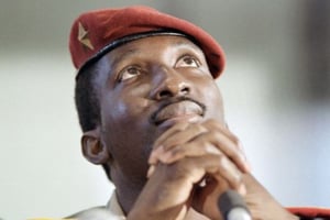 Thomas Sankara à Harare, le 2 septembre 1986. © AFP