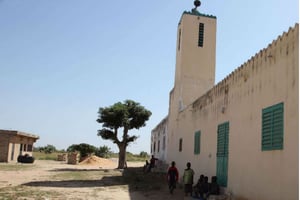 Photo de la mosquée où était l’imam Imam Alioune Badara Ndao à Kaolack, Sénégal, en novembre 2015. © Baba Ahmed/AP/SIPA