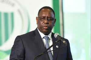 Le président sénégalais Macky Sall à Abuja le 14 mai 2016. © AFP