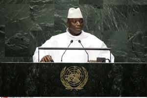 UN General Assembly Gambia © Le président gambien aux Nations Unies, le 25 septembre 2014