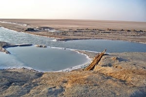 Un lac salé dans le sud tunisien. © rotermond24/Pixabay