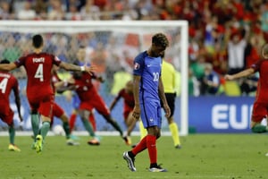 Défaite de la France en finale de l’Euro 2016 face au Portugal, le 10 juillet 2016. © Frank Augstein/AP/SIPA
