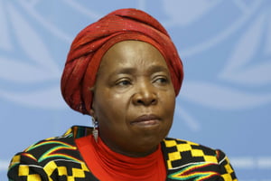 Nkosazana Clarice Dlamini-Zuma , le 24 mai 2016 à Genève. © Salvatore Di Nolfi/AP/SIPA