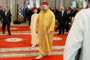 Le roi Mohammed VI le 8 avril 2016 à Rabat. © AFP