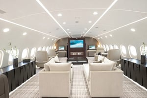 Un Boeing 787 aménagé en configuration VIP par Kestrel Aviation Management et Pierrejean Design Studio. © Kestrel Aviation Management