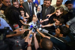 Le 24 juin 2014, à Alger. Deux mois plus tard, il était limogé de son poste de ministre d’État par le président Bouteflika. © Farouk Batiche/AFP