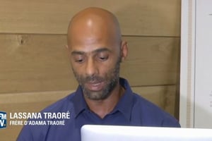 Lassana Traoré, l’un des frère de Adama Traoré. © Capture d’écran/BFMTV