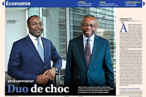 Ouverture des pages économiques de « J.A. » n°2899. © Jeune Afrique.