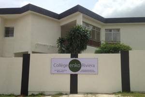 Le collège Enko Riveria d’Abidjan, l’un des établissements scolaires ouverts en Afrique par Enko Education. © Enko Education
