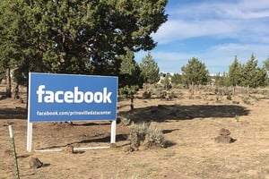L’un des datacenter de Facebook à Prineville, en juillet 2016. © Andrew Selsky/AP/SIPA